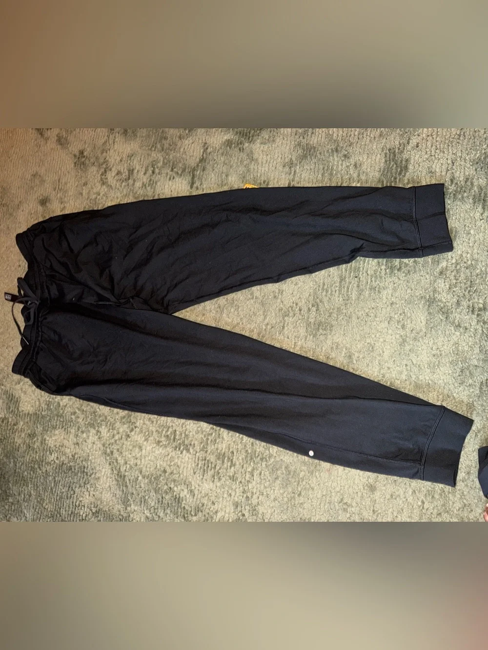 Men's Black soft jersey joggers (regular)